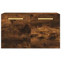 Wandkast 60x36,5x35 cm bewerkt hout gerookt eikenkleurig - thumbnail