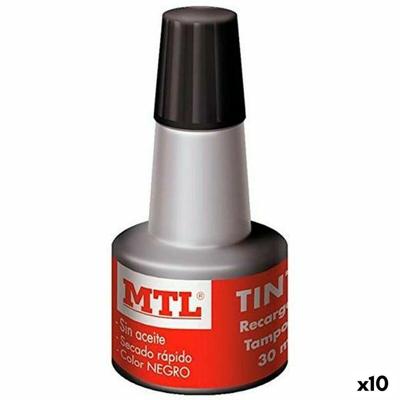 Navulinkt MTL Zwart 30 ml (10 Stuks)
