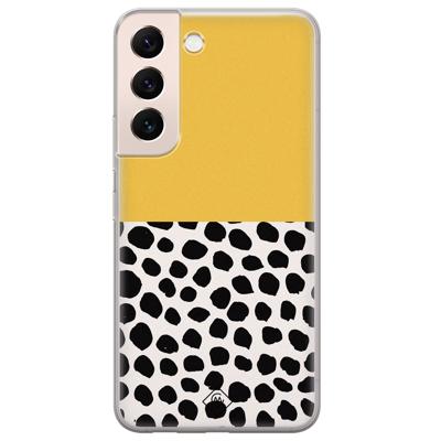 Samsung Galaxy S22 Plus siliconen hoesje - Yellow dots