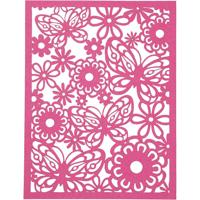 Kartonblok, A6, vel 104x146 mm, 200 gr, oranje, roze, rood, roze, 24 stuk/ 1 doos - thumbnail