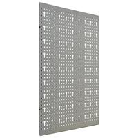 VidaXL Gaatjespanelen wandgemonteerd 4 st 40x58 cm staal - thumbnail