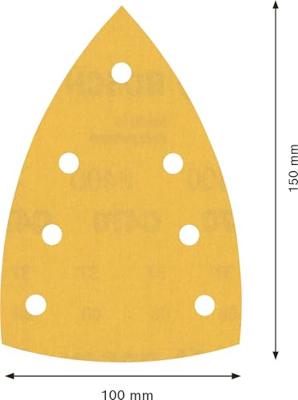 Bosch Accessories EXPERT C470 2608901167 Multi-schuurpapier Geperforeerd Korrelgrootte (num) 400 (l x b) 150 mm x 100 mm 10 stuk(s) Bosch Accessories EXPERT C470 2608901167 Multi-schuurpapier Geperforeerd Korrelgrootte (num) 400 (l x b) 150 mm x 100 mm 10 stuk(s)