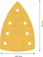 Bosch Accessories EXPERT C470 2608901167 Multi-schuurpapier Geperforeerd Korrelgrootte (num) 400 (l x b) 150 mm x 100 mm 10 stuk(s) - thumbnail