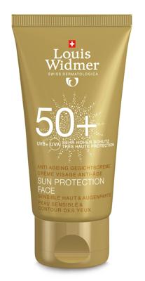 Sun protection face 50+ licht geparfumeerd 50 Milliliter