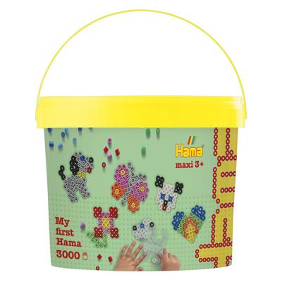 Hama Strijkkralen Maxi Emmer + Legbord 3000 Stuks