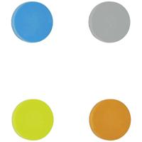Maul Magneet (Ø x h) 32.6 mm x 9.8 mm Schijf Diverse kleuren 4 stuk(s) 6161299 - thumbnail