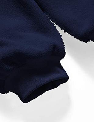 Playshoes Schnizler babybroekje fleece Blauw Melange-56