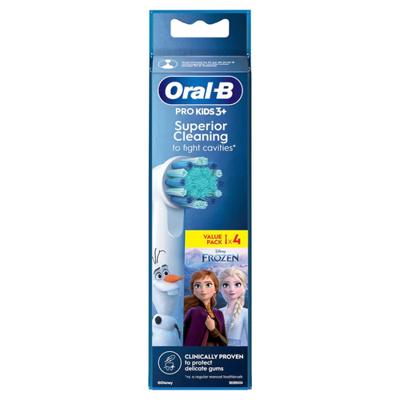 Opzetborstel Oral-B EB10 4 FFS FROZEN II Blauw/Wit 4 Stuks