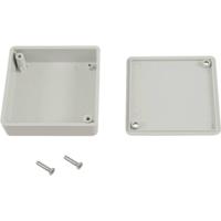 Hammond Electronics 1551TGY Universele behuizing 60 x 60 x 20 ABS Grijs 1 stuk(s) - thumbnail