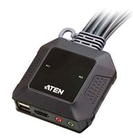 ATEN CS22H KVM-switch HDMI 4096 x 2160 Pixel - thumbnail
