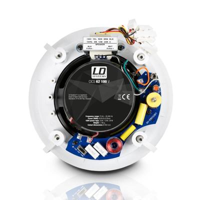 LD Systems Contractor CICS 62 100 V 6.5 inch 2-weg plafond luidspreker 100 V LD Systems Contractor CICS 62 100 V 6.5 inch 2-weg plafond luidspreker 100 V