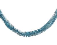 Lametta guirlande pet d7l270 cm blauw Decoris - Decoris - thumbnail