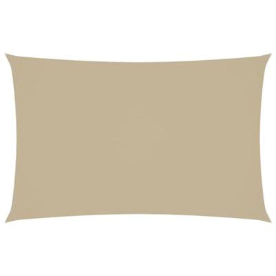 VidaXL Zonnescherm rechthoekig 2x5 m oxford stof beige - thumbnail