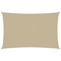 VidaXL Zonnescherm rechthoekig 2x5 m oxford stof beige - thumbnail