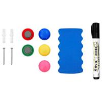 Whiteboard magnetisch 90x60 cm staal wit - thumbnail