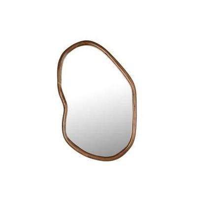 Dutchbone Spiegel 'Ashley' Mangohout, 100 x 73cm