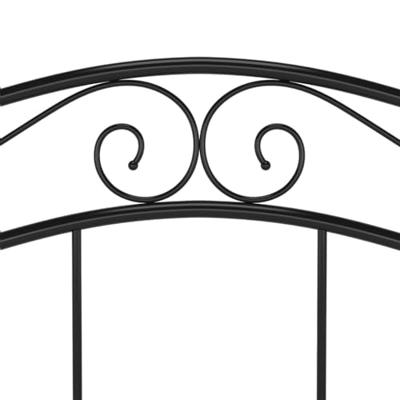 Bedframe metaal zwart 120x200 cm