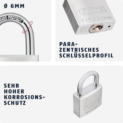 ABUS Hangslot 64Ti/40 - 64TI/40 - 64TI/40 - thumbnail