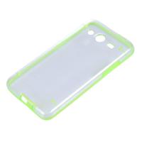 lichtgevend Frame Transparant Back Shell Plastic hoesje voor Samsung Galaxy Core 2 / G355H(groen) - thumbnail