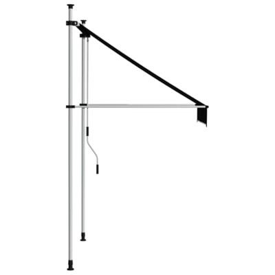 VidaXL Luifel handmatig uittrekbaar 100 cm antraciet