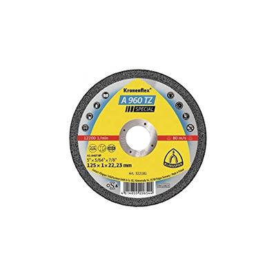 Klingspor A 960 TZ Special 322181 Doorslijpschijf recht 125 mm 25 stuk(s) RVS