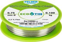 Felder ISO-Core Ultra-Clear Sn100Ni+ Soldeertin, loodvrij Spoel Sn99,25Cu0,7Ni0,05 0.100 kg 0.75 mm - thumbnail