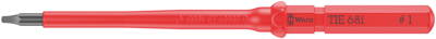 Wera Kraftform Kompakt VDE 68 i # 1 x 157 mm TIE Elektronica Binnen-vierkant (Robertson) Verwisselbare kling 1 mm Wera Kraftform Kompakt VDE 68 i # 1 x 157 mm TIE Elektronica Binnen-vierkant (Robertson) Verwisselbare kling 1 mm