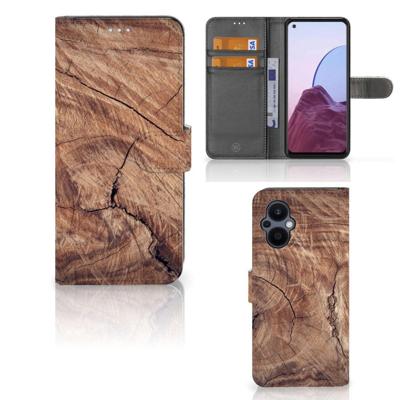 OPPO Reno 8 Lite | OnePlus Nord N20 | Book Style Case | Tree Trunk OPPO Reno 8 Lite | OnePlus Nord N20 | Book Style Case | Tree Trunk
