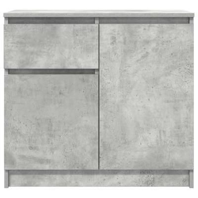 Dressoir met lade 71x35x65 cm spaanplaat betongrijs