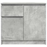 Dressoir met lade 71x35x65 cm spaanplaat betongrijs - thumbnail