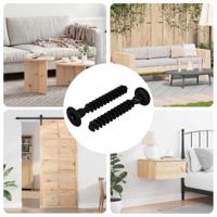 Socket cap head schroef 2 pcs Zwart M5 x 40 mm IJzer - thumbnail