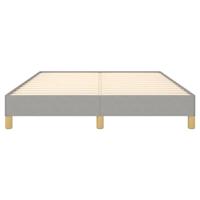 Bedframe stof lichtgrijs 140x200 cm - thumbnail