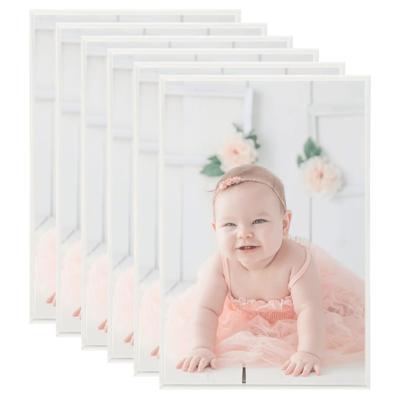 VidaXL Fotolijsten 5 st voor wand of tafel 59,4x84 cm mdf zilverkleur