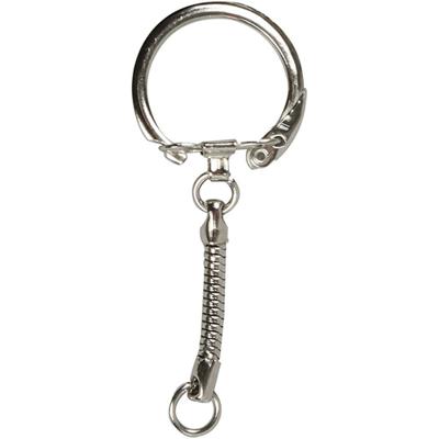 Creativ Company Sleutelhanger met ketting, 25st. - thumbnail