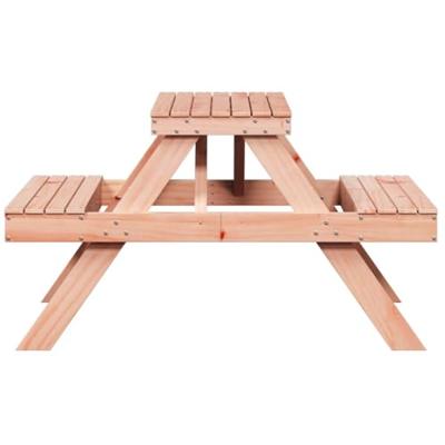 Picknicktafel 105x134x75 cm massief douglashout