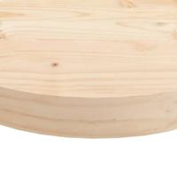 Tafelblad rond 40x3 cm massief grenenhout - thumbnail