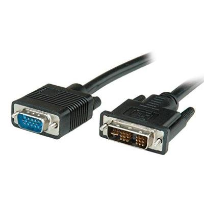 VALUE Monitorkabel DVI(12+5) / VGA M/M, 5 m