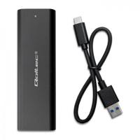 Qoltec 50311 behuizing voor opslagstations SDD-behuizing Zwart M.2 - thumbnail