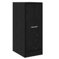 Apothekerskast Zwart eiken 30 x 41 x 77,5 cm Bewerkt hout - thumbnail
