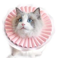 Aino Zachte beschermkraag voor hondje of kat - Roze - Maat M - thumbnail