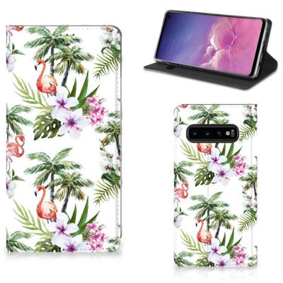 Samsung Galaxy S10 | Hoesje maken | Flamingo Palms