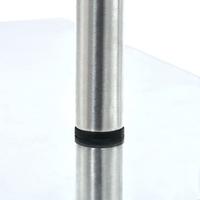 VidaXL Hoekkastje keuken 3-laags gehard glas - thumbnail