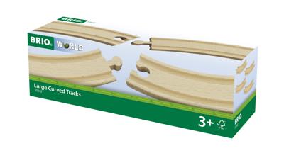 BRIO World Lange gebogen rails