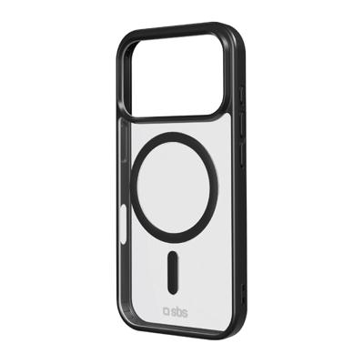 sbs mobile Cover Apple iPhone 17 Pro Transparant, Zwart MagSafe compatible