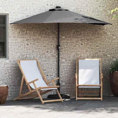 Tuinparasol Antraciet 294 x 150 x 223 cm Stof