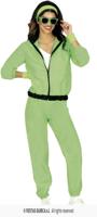 Neon Groene Tracksuit Dames - thumbnail