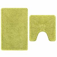 Antislip Badmat Set 2 pcs Groen PP - thumbnail