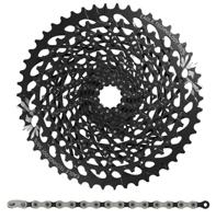 SRAM gx eagle xg-1275 cassette + pc gx eagle chain 12-speed wear and tear set - thumbnail