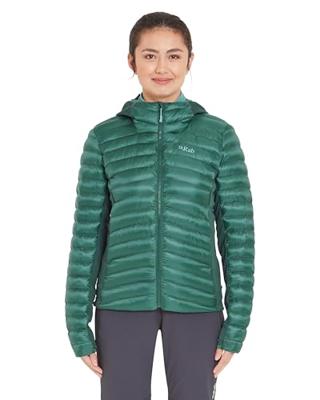 Rab Cirrus Flex Hooded Isolatiejas Dames Eucalyptus/Green Slate 10/S