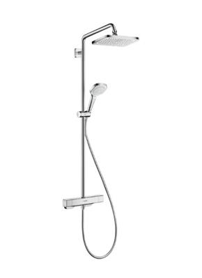 Hansgrohe Croma E Showerpipe 1jet met thermostaat, chroom